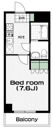 上星川駅の賃貸 71,000円 間取り図