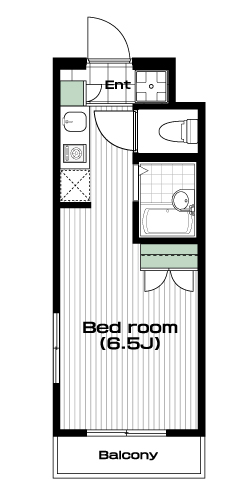志村坂上駅の賃貸 61,500円 間取り図