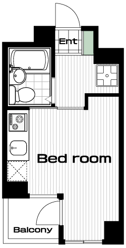 日吉駅の賃貸 58,000円 間取り図