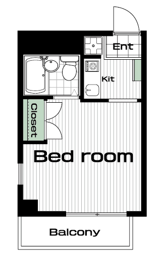 桜新町駅の賃貸 55,000円 間取り図