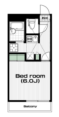 東松山駅の賃貸 29,000円 間取り図