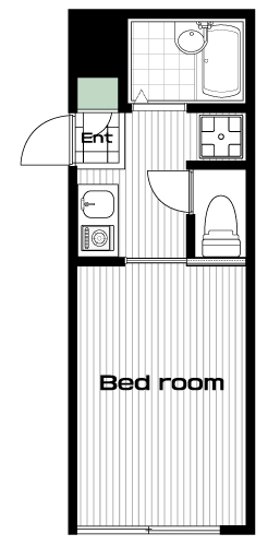 北千住駅の賃貸 70,000円 間取り図