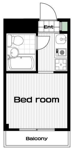 武蔵境駅の賃貸 55,000円 間取り図
