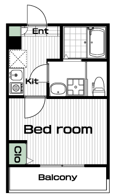 雑色駅の賃貸 75,000円 間取り図