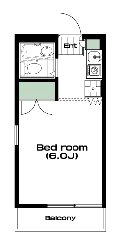 南与野駅の賃貸 30,000円 間取り図