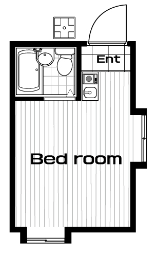 駒沢大学駅の賃貸 50,000円 間取り図