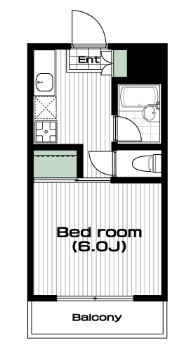 坂戸駅の賃貸 37,000円 間取り図
