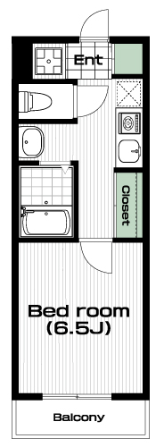 大塚・帝京大学駅の賃貸 50,000円 間取り図