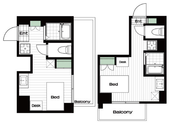 仙川駅の賃貸 71,000円 間取り図