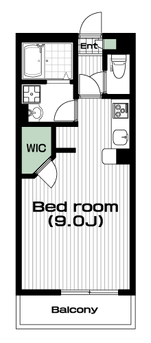 東大宮駅の賃貸 60,000円 間取り図