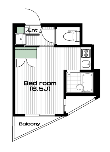 志村三丁目駅の賃貸 63,000円 間取り図