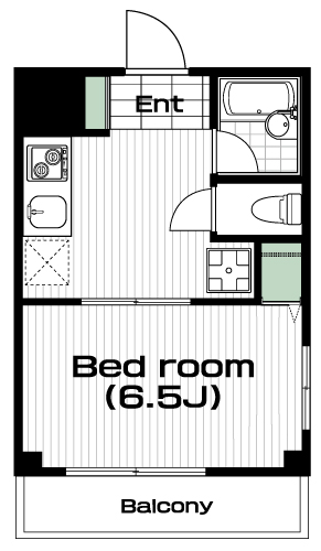 西武柳沢駅の賃貸 67,000円 間取り図