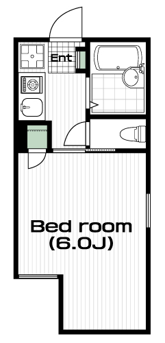 明大前駅の賃貸 76,000円 間取り図