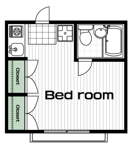 二子玉川駅の賃貸 40,000円 間取り図