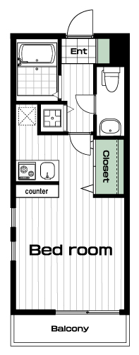 祖師ヶ谷大蔵駅の賃貸 89,000円 間取り図