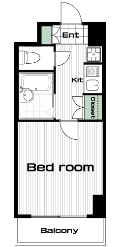 蒲田駅の賃貸 73,000円 間取り図