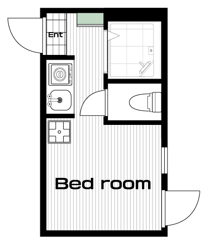 高円寺駅の賃貸 70,000円 間取り図