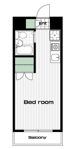 東久留米駅の賃貸 39,000円 間取り図