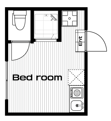 久が原駅の賃貸 59,000円 間取り図
