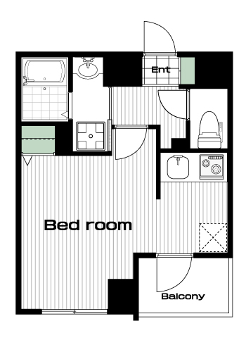 王子神谷駅の賃貸 92,000円 間取り図