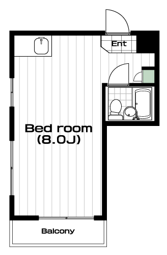 渋谷駅の賃貸 62,000円 間取り図