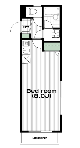 志村坂上駅の賃貸 76,000円 間取り図