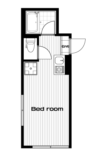 新大塚駅の賃貸 62,000円 間取り図