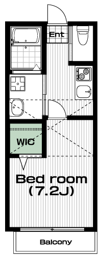片倉駅の賃貸 63,000円 間取り図