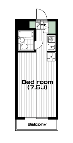 練馬駅の賃貸 62,000円 間取り図