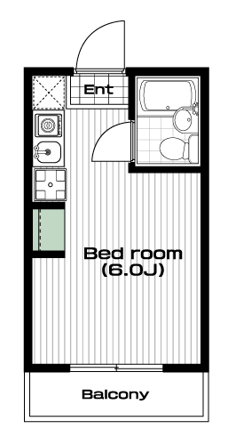 成増駅の賃貸 59,000円 間取り図