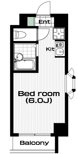 下北沢駅の賃貸 75,000円 間取り図