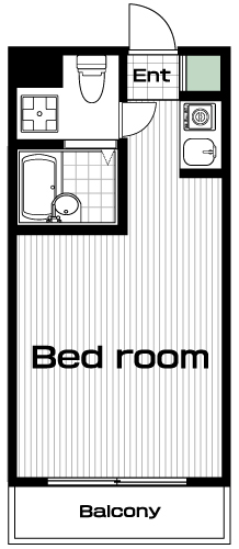 荻窪駅の賃貸 70,000円 間取り図