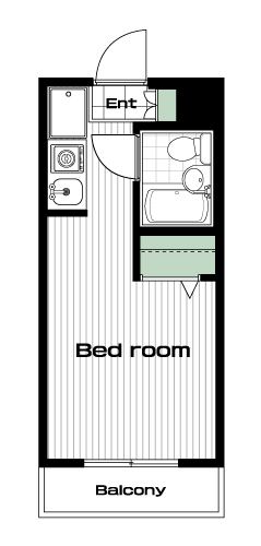 池袋駅の賃貸 68,000円 間取り図