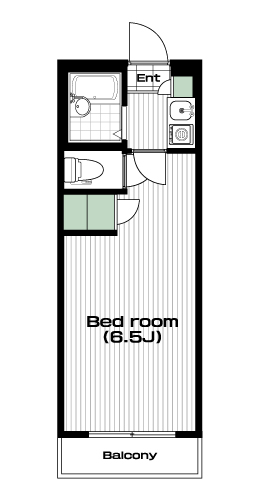 志木駅の賃貸 43,000円 間取り図