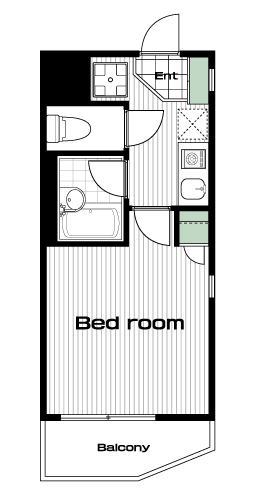 池袋駅の賃貸 74,000円 間取り図