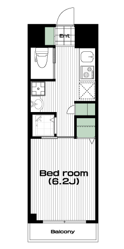 高島平駅の賃貸 67,000円 間取り図
