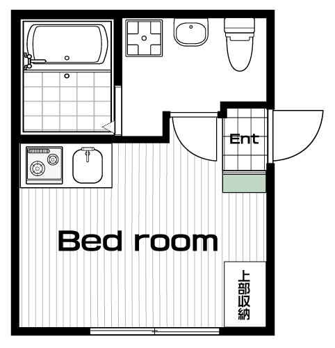 阿佐ヶ谷駅の賃貸 78,000円 間取り図