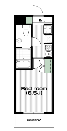平井駅の賃貸 64,000円 間取り図