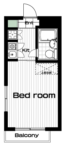 用賀駅の賃貸 53,000円 間取り図
