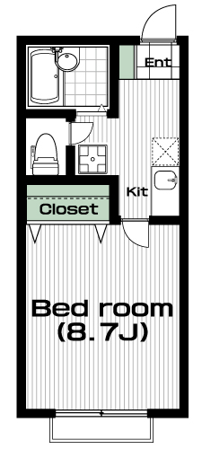 向ヶ丘遊園駅の賃貸 52,000円 間取り図