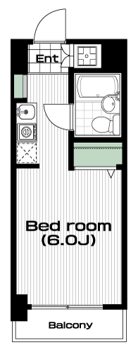 国分寺駅の賃貸 54,000円 間取り図