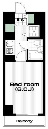 国分寺駅の賃貸 50,000円 間取り図