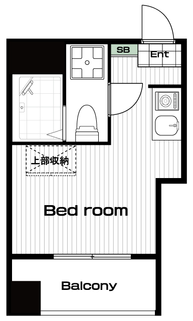 蒲田駅の賃貸 68,000円 間取り図