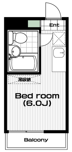 学芸大学駅の賃貸 50,000円 間取り図