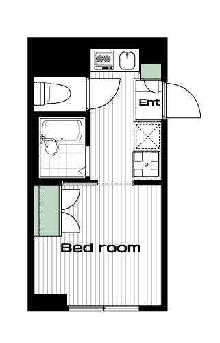 秋葉原駅の賃貸 64,000円 間取り図