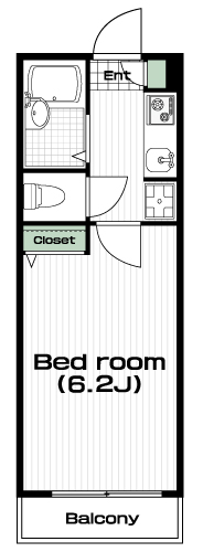 武蔵境駅の賃貸 65,000円 間取り図