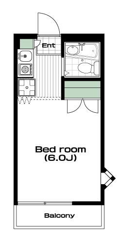 南与野駅の賃貸 30,000円 間取り図