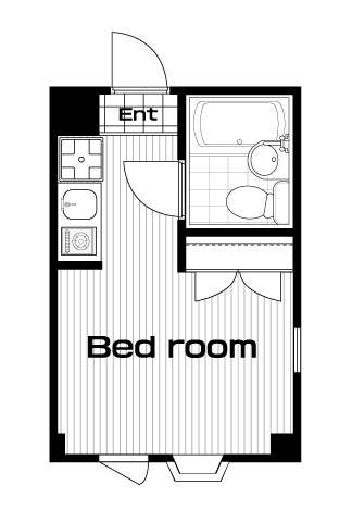 茗荷谷駅の賃貸 65,000円 間取り図