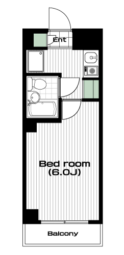小岩駅の賃貸 56,000円 間取り図