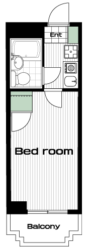 つつじヶ丘駅の賃貸 49,000円 間取り図